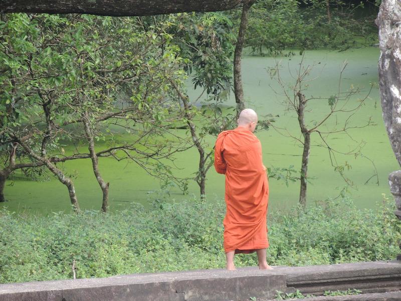 cambodian monk