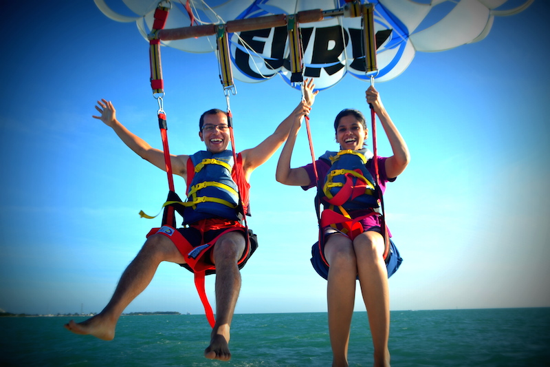 parasailing