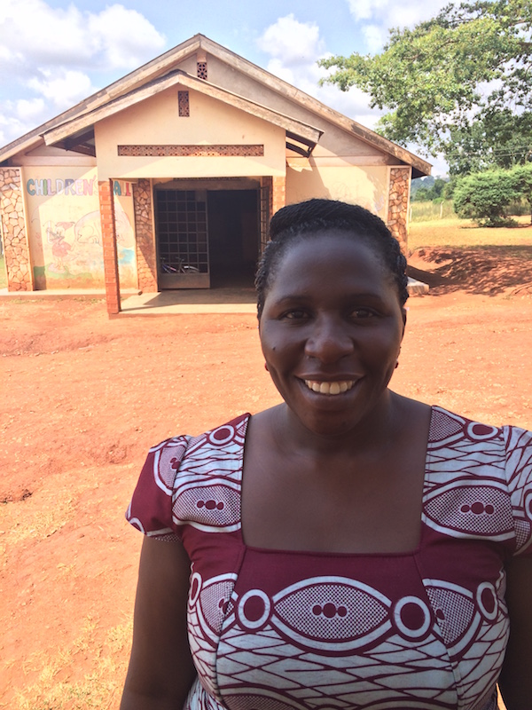 Claire Kobugabe, the woman with whom I worked to make the project succeed